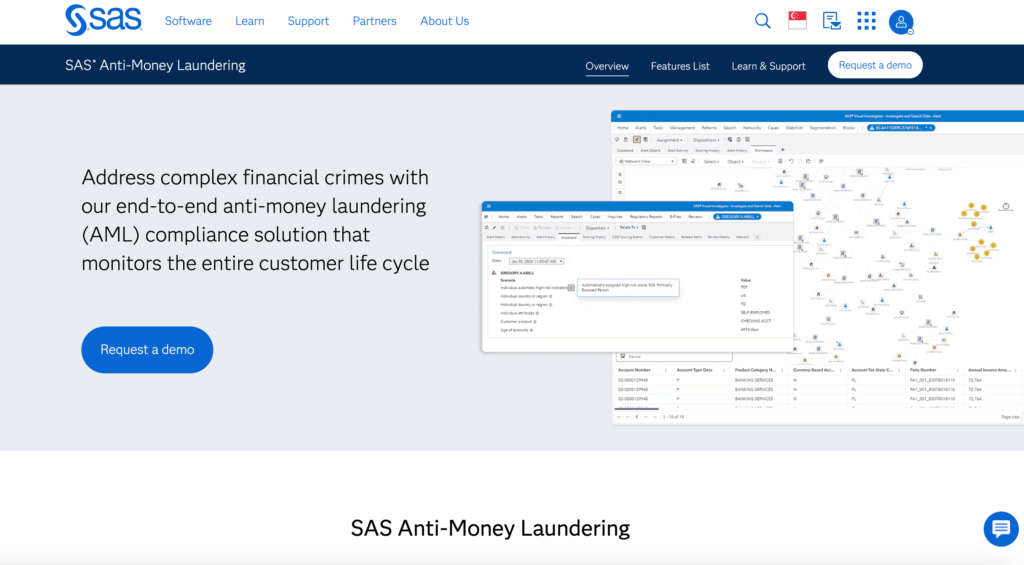 SAS Anti-Money Laundering